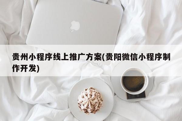 貴州小程序線上推廣方案(貴陽微信小程序制作開發(fā))